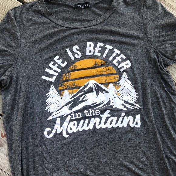 Last one🗻Mountains tee - Picture 2 of 3